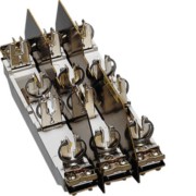 Sicherungsunterteil NH00,6x160A,Tandem L00T 