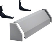 Kabelrangierkanal 3feldig,RAL7035 FZ353 