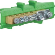 PE-Messingklemme 6 Klemmstellen KM06E 