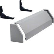 Kabelrangierkanal 2feldig,RAL7035 FZ352 