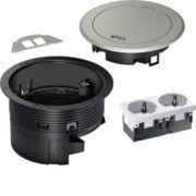 Installationsdose R02 2x SCHUKO, Keyst. si BSR02D01 