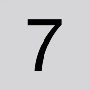 RZB Ziffer sw 100mm f.Hausnummernleuchte 99222.003.7 