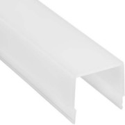 Abdeckung Kunststoff 180° opalweiß 2m 62399842 