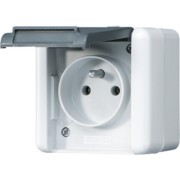 Steckdose 16A 250V 2-pol.u.E 821 FKI W 