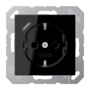 SCHUKO Steckdose mit USB Typ C A 1520-18 SW 