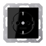 SCHUKO-Steckdose schwarz A 1520 BFKI SW 