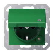 SCHUKO-Steckdose 16A 250V m.Berührungsschutz A 1520 BFKLKO GN 