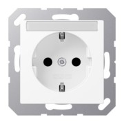 SCHUKO Steckdose m.Schriftfeld 6x46mm A 1520 BFNA WWM 