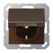 SCHUKO Steckdose 16 A 250 V, mokka 1520 NBFKL MO 