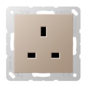 Steckdose 13A 250V, champagner A 3521 CH 