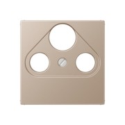 Abdeckung champ. f.4-Loch SAT-TV-Dose A 561 PLSAT CH 