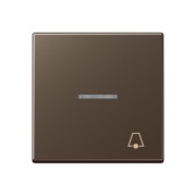 Wippe Symbol KLINGEL mokka für beleuchtb.Taster A 590 KO5 K MO 