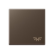 Wippe Symbol LICHT mokka für Taster A 590 L MO 