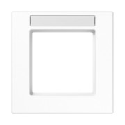 Rahmen 1-fach Schriftfeld alpinweiß AC 581 BFNA WW 