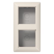 AP-Kappe 2-fach ws angeformter Rahmen AS 582 A W 