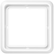 Rahmen 1-fach aws waage/senkrecht CD 581 WU WW 