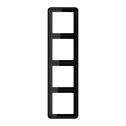 Rahmen 4-fach sw waage/senkrecht CD 584 