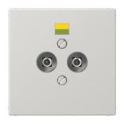 Potential-Ausgl.Steckdose 2 Steckerstifte LS 965-2 LG 