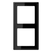 Rahmen 2-fach sw waage/senkrecht LS 982 