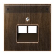 Abdeckung Mess/antik f.IAE/UAE-/Datendose ME 2969-2 NAUA AT 