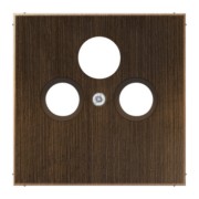 Abdeckung Mess/antik f. SAT-TV-Steckdose ME 2990 SAT AT 