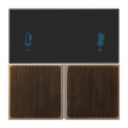 Tastensatz kpl. Mess/antik f.Raumcontroller-Mod ME 4093 TSA AT 