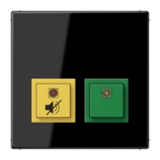 Dienstzimmereinheit sw ohne Rahmen NRS LS 0834 DZE 