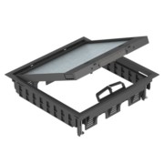 Geräteeinsatz für Universalmontage GES9-3S U 9011 