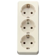 Tischsteckdose 3-fach 16A 250V o.Zuleitung 10 S 23 L 