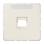 Abdeckung Schriftfeld ws für Mod.Jack.Buchsen 569-1 WE 