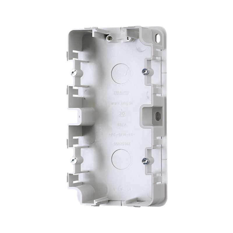 Montagegehäuse 2-fach für Aufputz-Kappen 582 A 