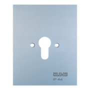 Metall-Abdeckung 125x100mm o.Symbole 6.28 WU G 