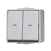 Jalousie-Wippschalter ws 10AX 250V Sch.1-pol. 609 VW 