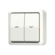 Jalousietaster 10AX 250V Tas.1-pol. 639 VA 