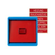 Abdeckung Glasscheibe bl mit Lichtfenster 661 WGL 