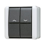 Jalousie-Wippschalter ws 10AX 250V Sch.1-pol. 809 VW 