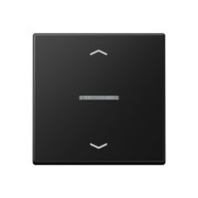 Wippe mit Lichtleiter graphitschwarz matt A 101 KO5P BF SWM 