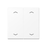 Wippe mit Pfeilsymbolen schneeweiß matt A 102 P BF WWM 