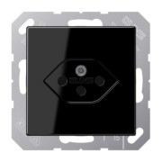 Steckdose Schweizer Norm 10A, 250V, schwarz A 1520-13 BF SEV SW 