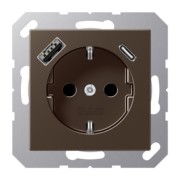 SCHUKO Steckdose mit USB Typ AC A 1520-15 CA MO 