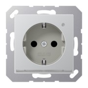 SCHUKO-Steckdose 16A 250V LED-Orient.licht ws A 1520-O AL LNW 