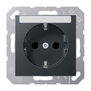 SCHUKO Steckdose m.Schriftfeld 6x46mm A 1520 BFKINA ANM 