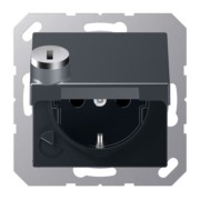 SCHUKO-Steckdose 16A 250V Klappdeckel A 1520 BFKLSL ANM 