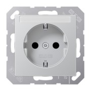 SCHUKO Steckdose m.Schriftfeld 6x46mm A 1520 BFNA AL 