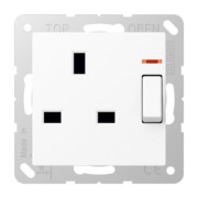 Abschaltbare Steckdose mit Kontrollschalter A 3171 KO WWM 