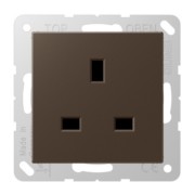 Steckdose 13 A 250 V, mokka 3521 MO 