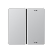 Taste 1-fach alu mit Symbolen A 401 TSAP AL 