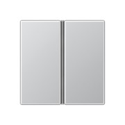 Tastensatz 2-fach alu komplett A 402 TSA AL 