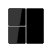 Tastensatz 3-fach sw komplett A 403 TSA 