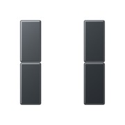 Tastensatz 2fach kompl anthrazit matt A 502 TSA ANM 